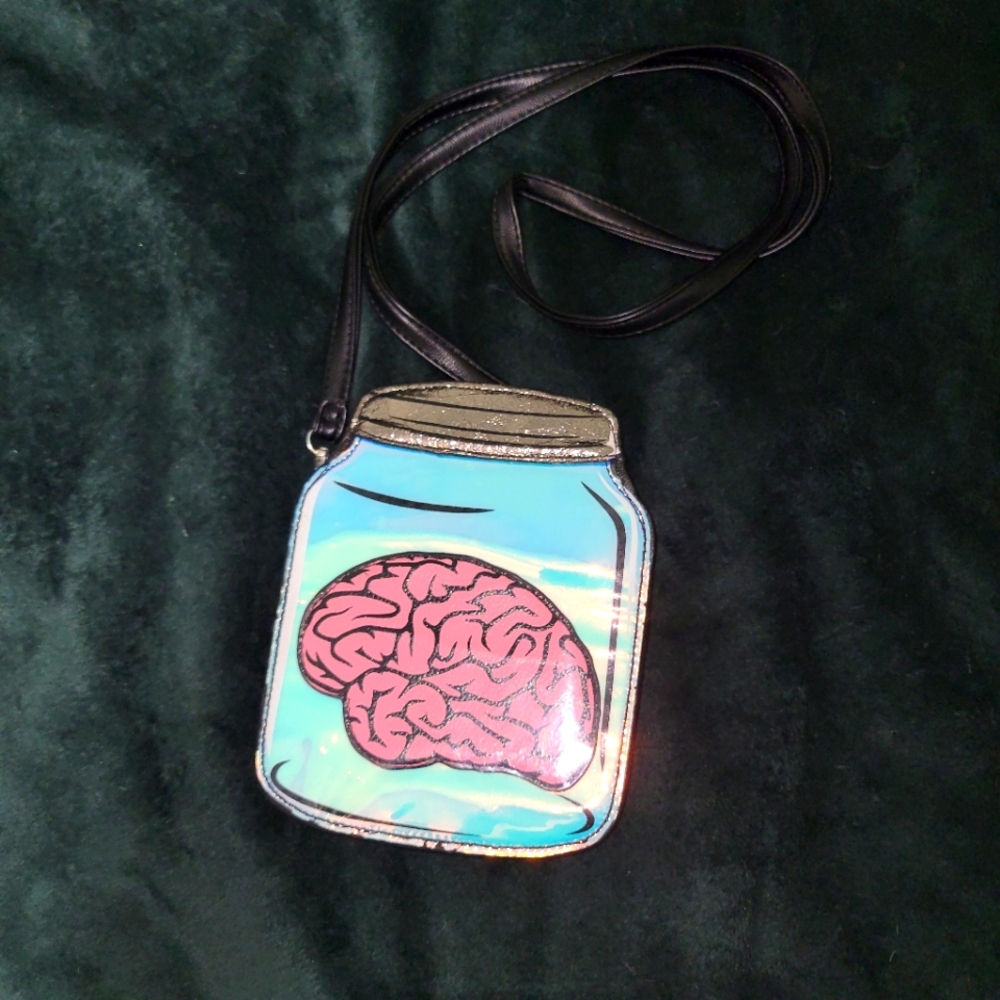 Brain in a Jar Crossbody Bag